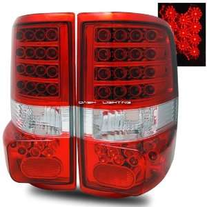  04 08 Ford F150 LED Tail Lights   Red Clear: Automotive