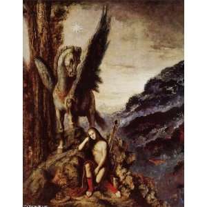 Hand Made Oil Reproduction   Gustave Moreau   24 x 30 inches   The 