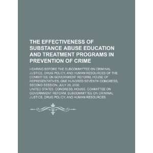  The effectiveness of substance abuse education and treatment 