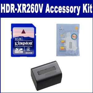  Sony HDR XR260V Camcorder Accessory Kit includes: ZELCKSG 
