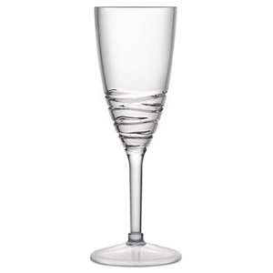 Acrylic Party Glass Champagne Swirls, 8 oz Capacity  