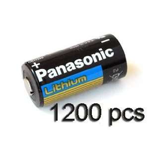  1200 pcs of Panasonic Lithium CR123A 3V Battery