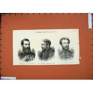  1874 Festing Royal Marine Glover Lagos Blake Druid Men 