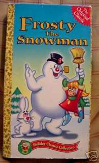 Frosty the Snowman VHS Video UNBEATABLE UNLIMITED SHIP! 074645157436 