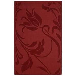   Auckland Collection Wild Tulip Red Wool 2x3 Area Rug