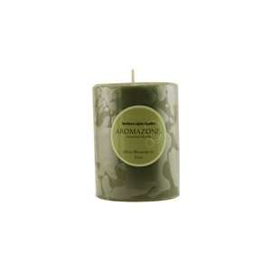  Scented Candle ONE 3x4 inch PILLAR ESSENTIAL BLENDS CANDLE 