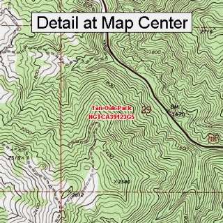   Map   Tan Oak Park, California (Folded/Waterproof)
