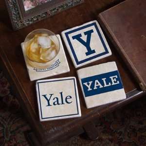  Yale University Logos Marble Coasters