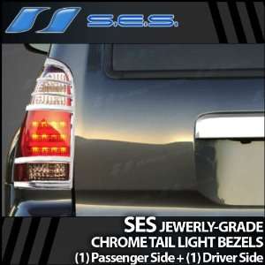  2007 2009 Toyota 4Runner SES Chrome Tail Light Bezels 