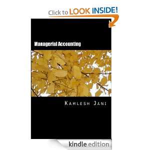 Managerial Accounting Dr. Kamlesh Jani  Kindle Store