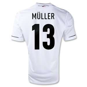  adidas Germany 11/13 MULLER Home Soccer Jersey: Sports 