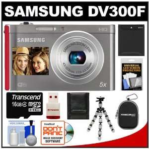  Samsung DV300F Smart Dual LCD Wi Fi Digital Camera (Silver 