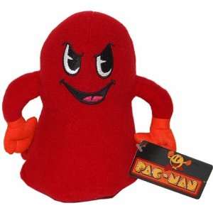  Pac Man 7 Plush Figures: Red Ghost: Toys & Games