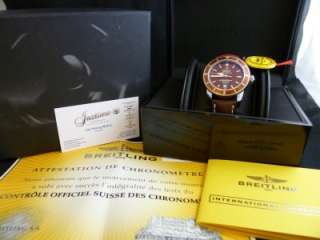 Breitling SuperOcean Heritage 46mm SS A17320 Brown Copper Aeromarine 