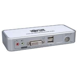  Tripp Lite B004 DUA2 K R 2 Port Compact DVI/USB KVM Switch 
