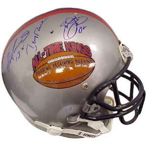  Three Kings of Football Autographed NFL Helmet Sports 