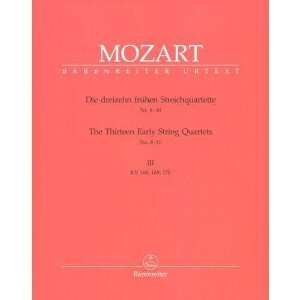  Mozart, W.A.   13 Early String Quartets, Volume 3 Nos. 8 