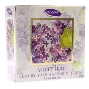  Kappus Soaps, Violet Lilac Soap Bar (4.2 oz) Beauty