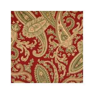 Paisley Red/sage 41745 633 by Duralee 
