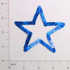  Prism Star Outline Sequin Applique Arts, Crafts & Sewing
