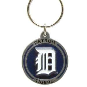  Zinc MLB Team Logo Key Ring   Detroit Tigers: Sports 