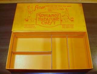  FULLERTON PA. ORIGINAL CAST IRON TOY BOX HELD A NO. 8 AIRPORT 