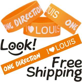 Love Louis Tomlinson One Direction 1D Wristband Bracelet Jewelry 