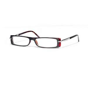   00 Magnification Silver/Black & Tortoise Reading Glasses: Jewelry