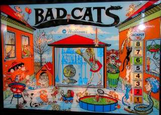 bad cats pinball manual up for sale is a bad cats pinball operations 