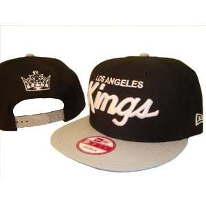  Black Los Angeles LA Kings New Era 9Fifty Adjustable Snap 