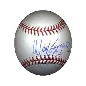 Willy Taveras autographed Baseball 