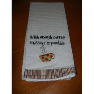   Embroidered Kitchen Dish Towel and Pot Holder Set: Home & Kitchen