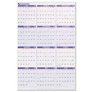  AAGAY1228   Recycled Yearly Wall Calendar: Office Products