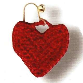   Pattern for Charming Heart Shaped Earrings Quick and Easy Gifts Bazaar