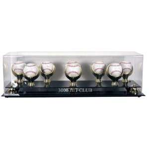 3000 Hit Club Eight Autographed Baseballs with Display Case:  