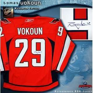  Tomas Vokoun Washington Capitals Autographed/Hand Signed 