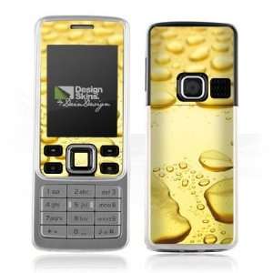  Design Skins for Nokia 6300   Golden Drops Design Folie 