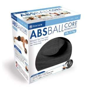  Gaiam 6 Pound Abs Ball Workout Kit: Sports & Outdoors