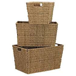 Buy Set Of 3 Seagrass Baskets from our Childrens Storage range 