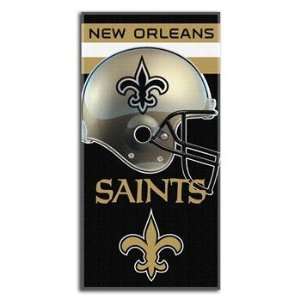  New Orleans Saints NFL Emblem Fiber Reactive Beach Towel 