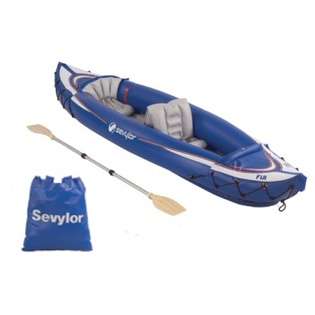 Sevylor Fiji Travel Pack Inflatable Kayak  Fitness & Sports Camping 