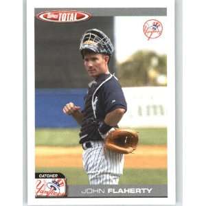  2004 Topps Total #53 John Flaherty   New York Yankees 