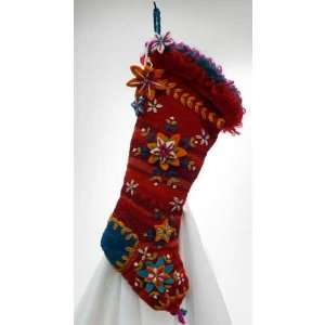  Felted Star Stocking