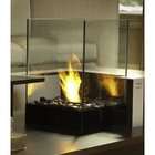 Burn, Inc LEVEL Fire Accent Table   Espresso   24H x 55W x 31.5D 