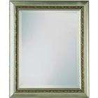 in x 26 in estate framed wall mirror antique silver