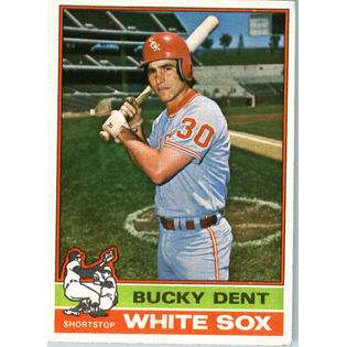 1974 Topps #582 Bucky Dent Chicago White Sox Baseball Card  Topps 