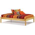   Furniture Concord Platform Bed w Open Footrail Twin Natural Maple