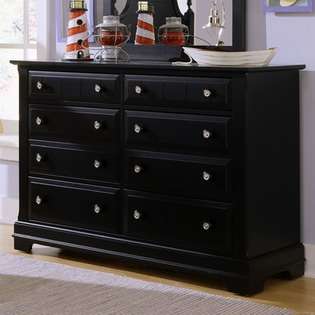    Bassett Cottage Collection Double Dresser in Black 
