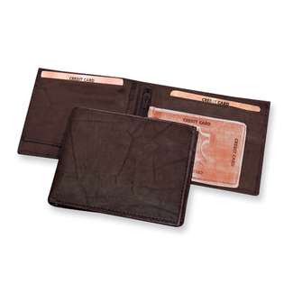 Jewelry Adviser Gifts Brown Leather Slimfold Wallet 