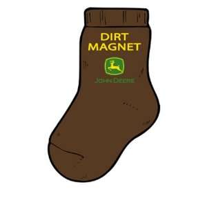  John Deere Toddler Dirt Magnet Socks   LP35513: Home 